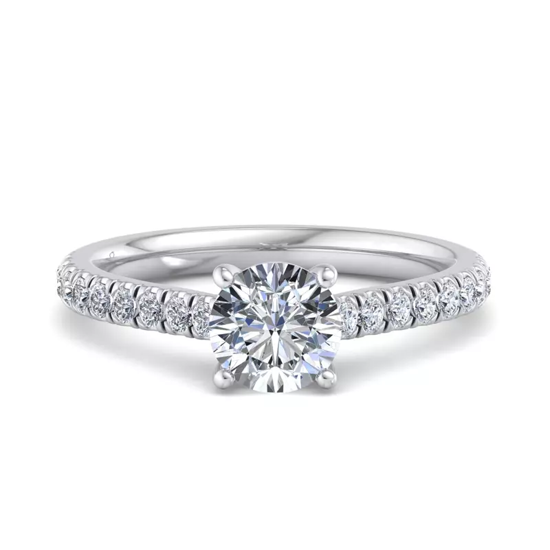 18K White Gold Rosalie Engagement Ring