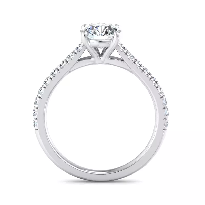 18K White Gold Rosalie Engagement Ring
