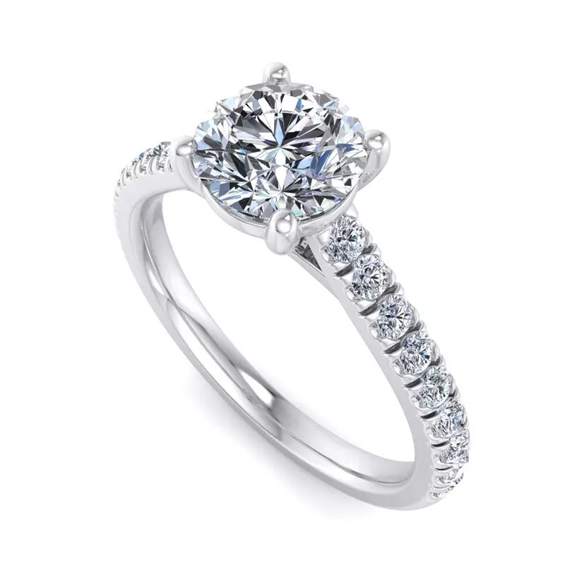 18K White Gold Rosalie Engagement Ring