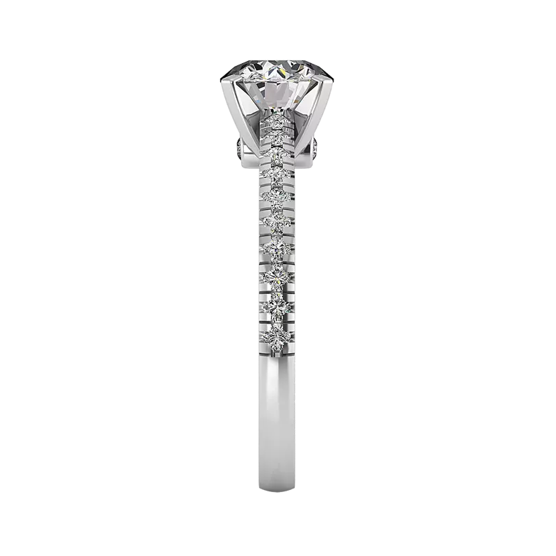 18K White Gold Alyssa Engagement Ring