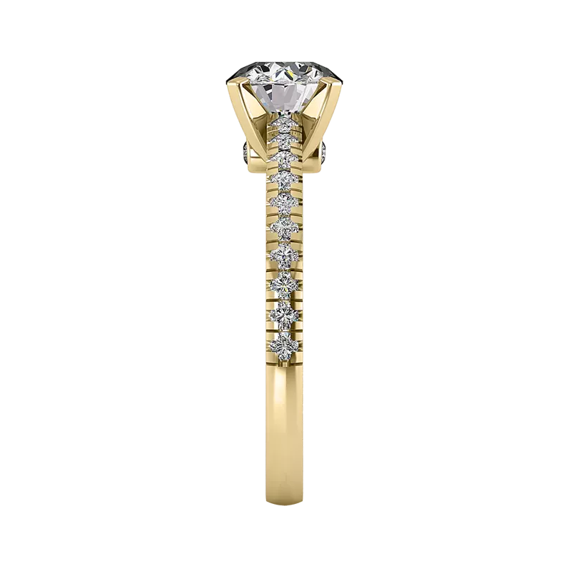 18K Yellow Gold Alyssa Engagement Ring