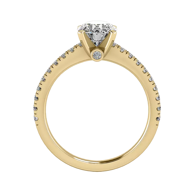 18K Yellow Gold Alyssa Engagement Ring