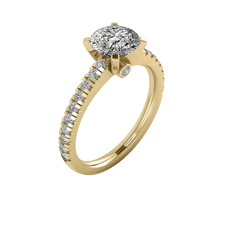 18K Yellow Gold Alyssa Engagement Ring