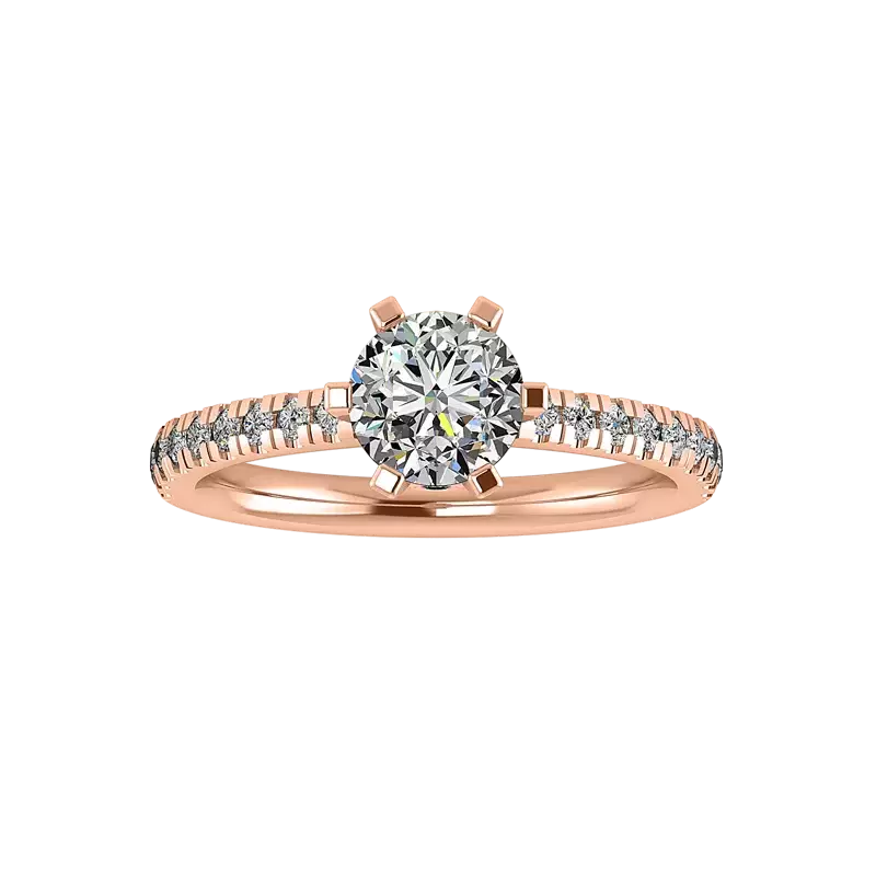 14K Rose Gold Finley Engagement Ring