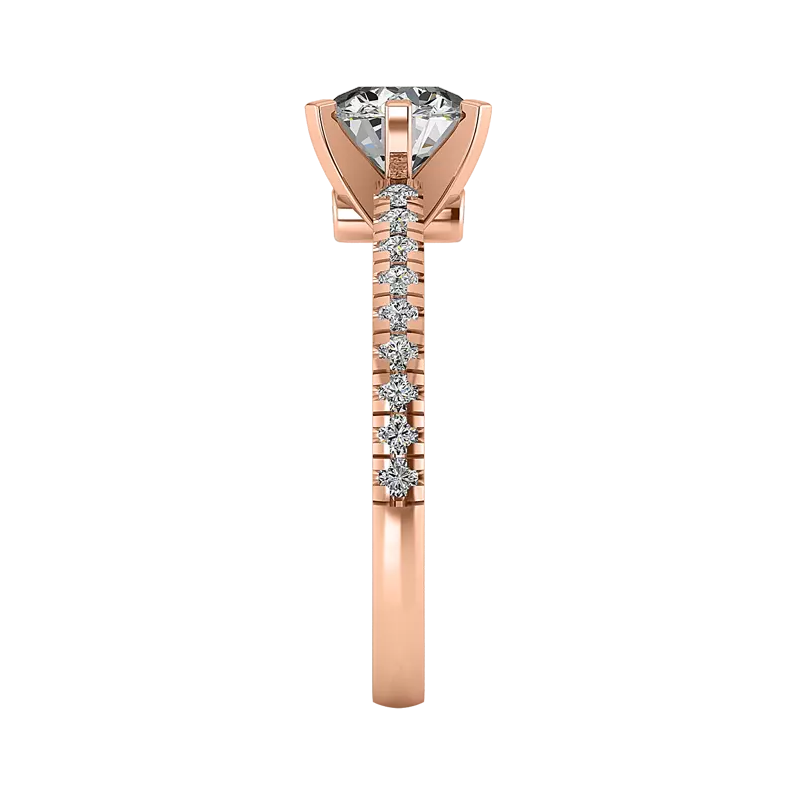 14K Rose Gold Finley Engagement Ring