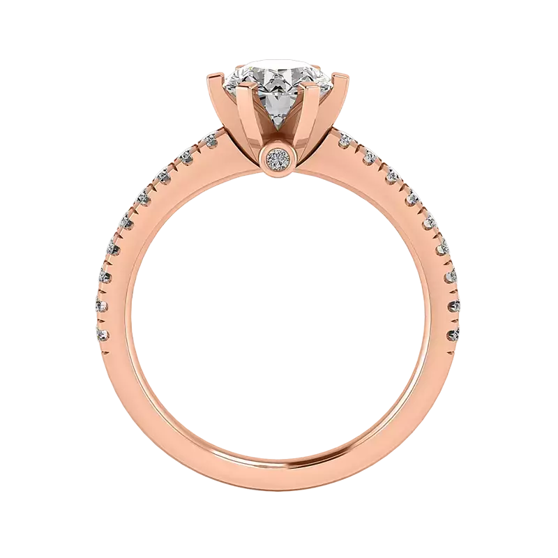 14K Rose Gold Finley Engagement Ring