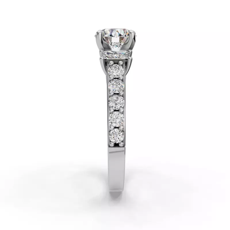 Platinum Leila Engagement Ring