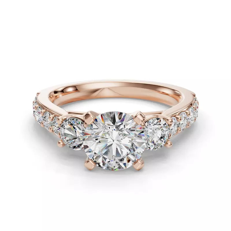 14K Rose Gold Alana Engagement Ring