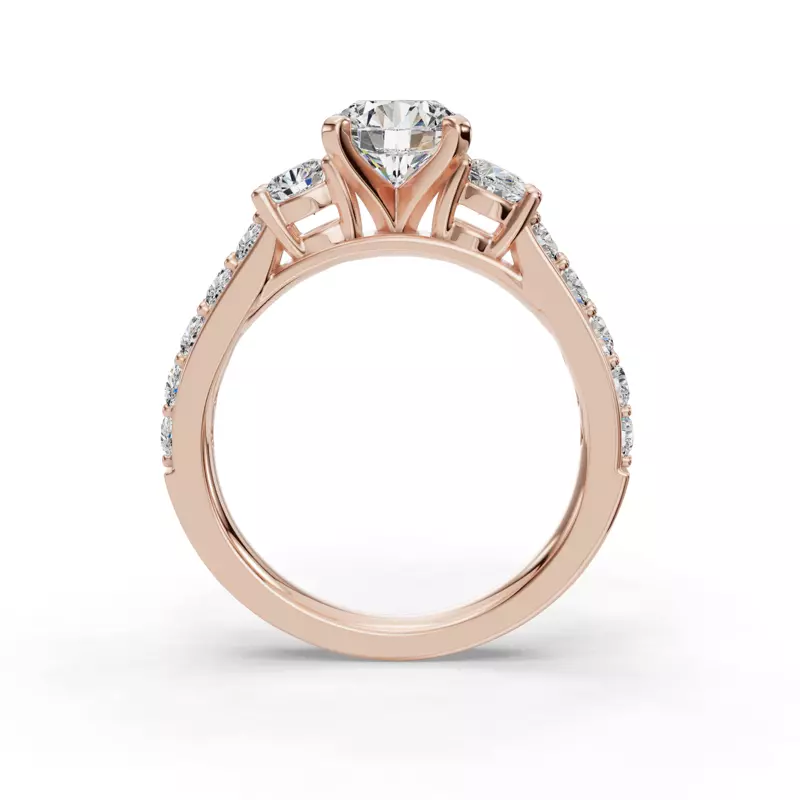 14K Rose Gold Alana Engagement Ring