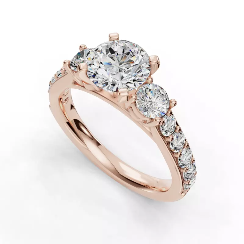 14K Rose Gold Alana Engagement Ring