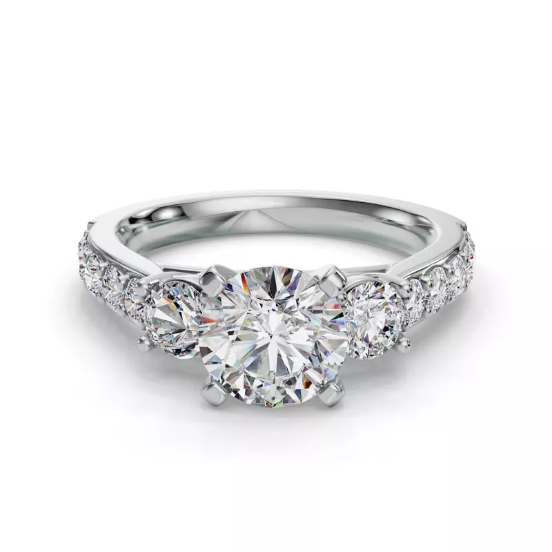 14K White Gold Alana Engagement Ring