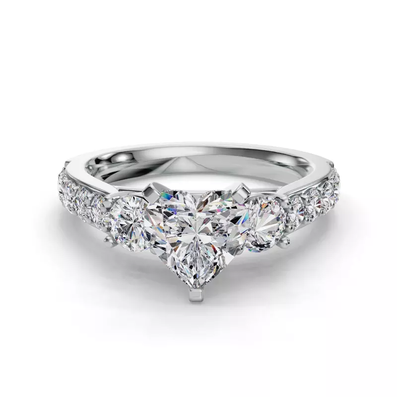 14K White Gold Alana Engagement Ring