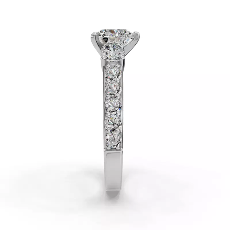 14K White Gold Alana Engagement Ring