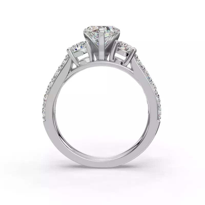 14K White Gold Alana Engagement Ring