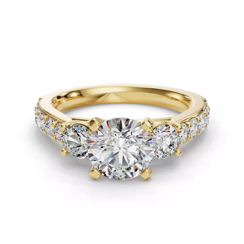 14K Yellow Gold Alana Engagement Ring
