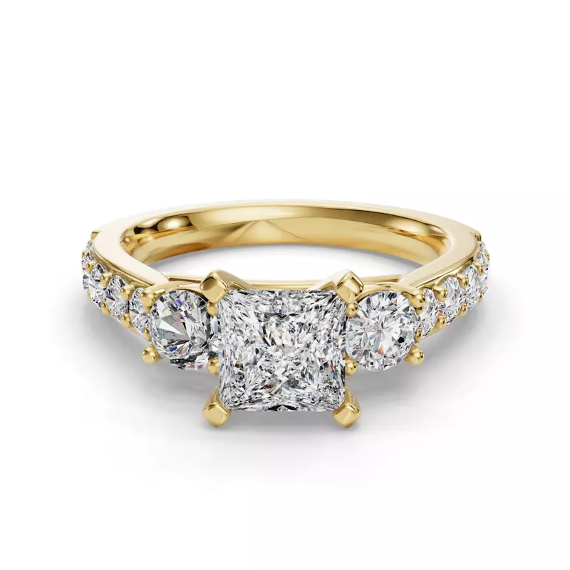 14K Yellow Gold Alana Engagement Ring