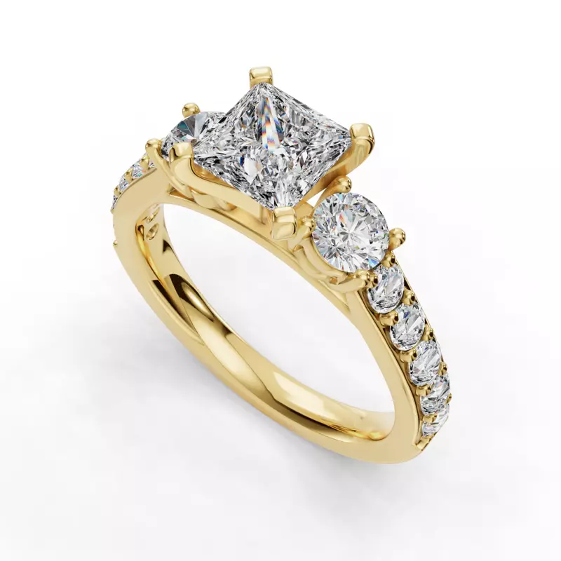 14K Yellow Gold Alana Engagement Ring