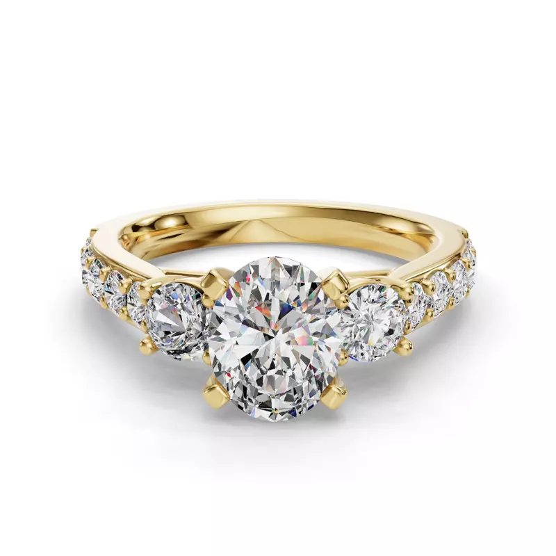 14K Yellow Gold Alana Engagement Ring