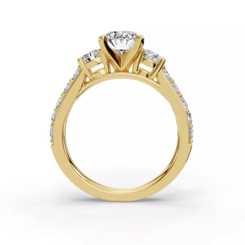 14K Yellow Gold Alana Engagement Ring