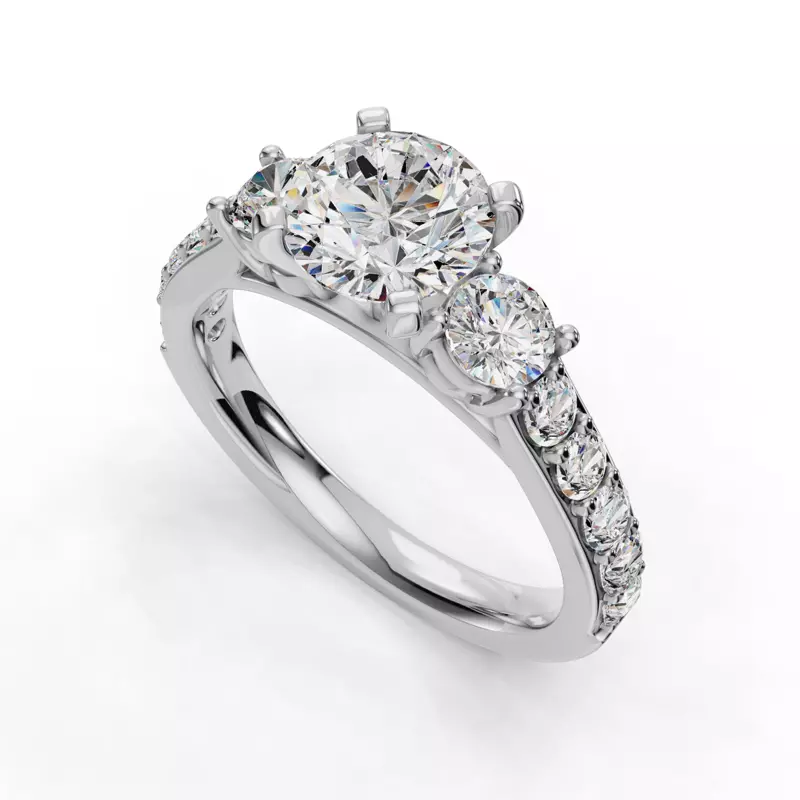18K White Gold Alana Engagement Ring