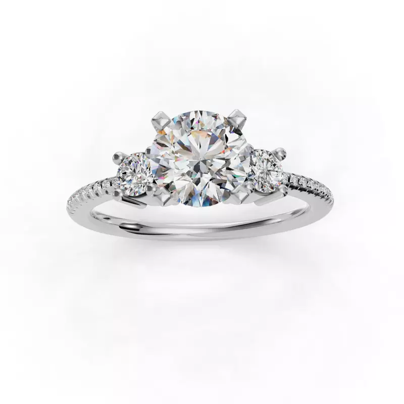 18K White Gold Gemma Engagement Ring