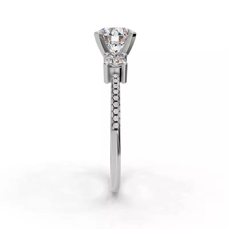 18K White Gold Gemma Engagement Ring