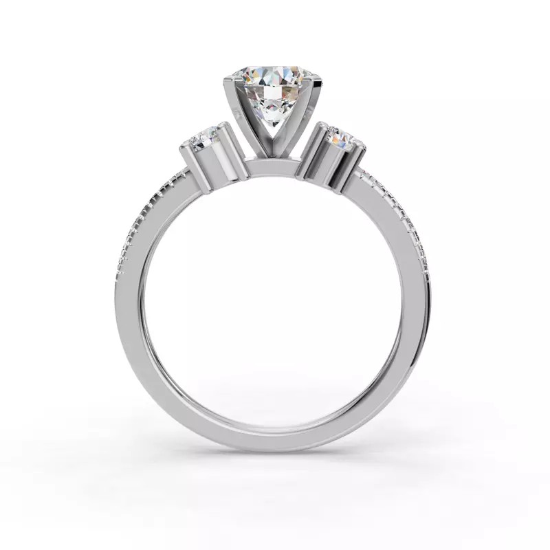 18K White Gold Gemma Engagement Ring
