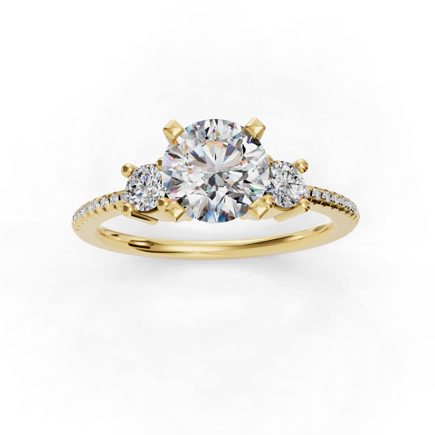 18K Yellow Gold Gemma Engagement Ring