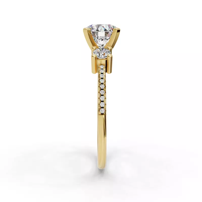 18K Yellow Gold Gemma Engagement Ring