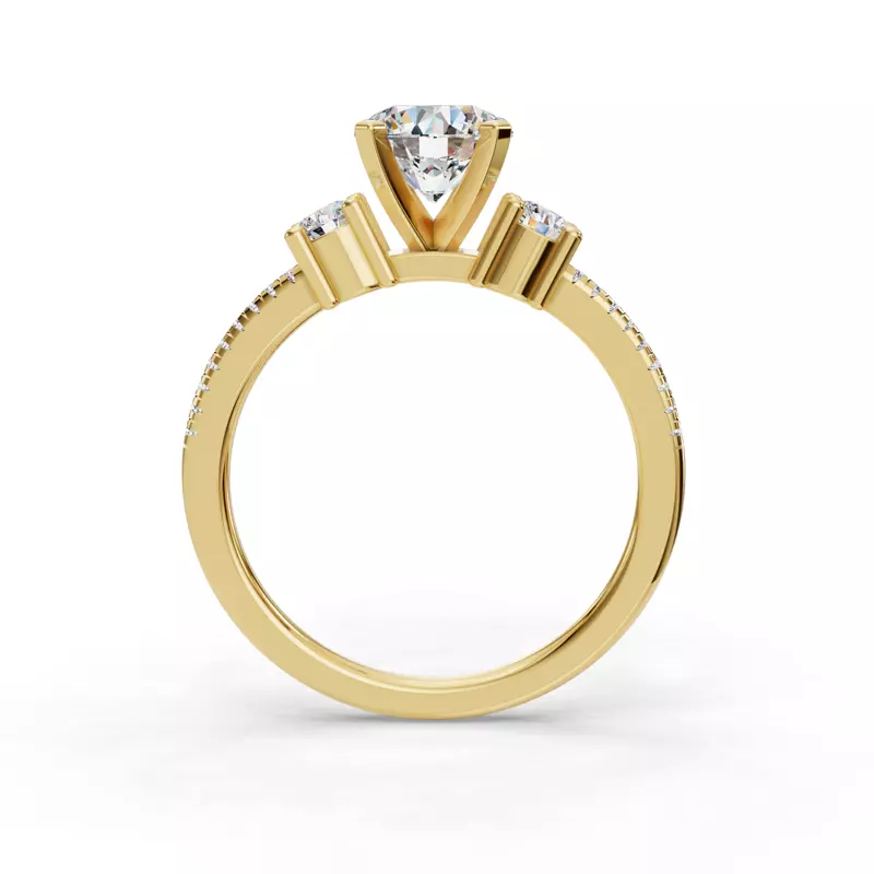 18K Yellow Gold Gemma Engagement Ring