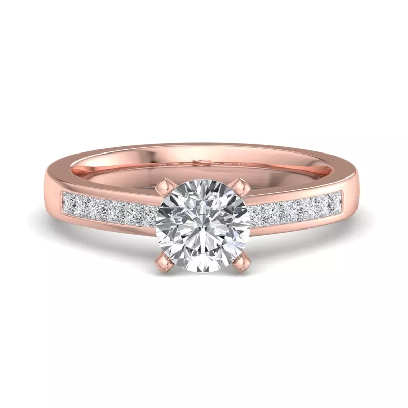14K Rose Gold Gracie Engagement Ring