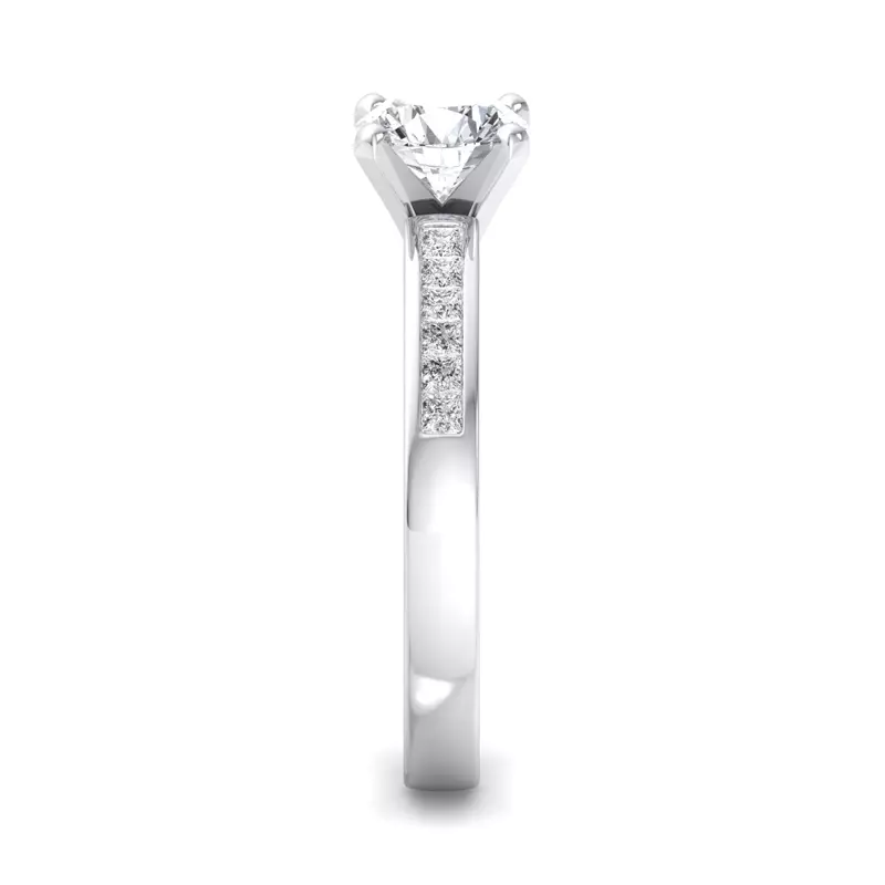 14K White Gold Gracie Engagement Ring