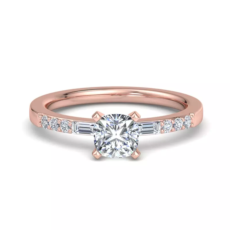 14K Rose Gold Marley Engagement Ring