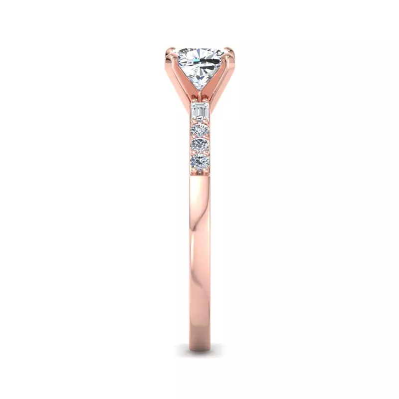 14K Rose Gold Marley Engagement Ring