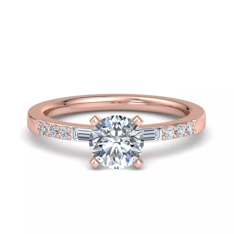 14K Rose Gold Marley Engagement Ring