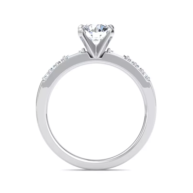 14K White Gold Marley Engagement Ring