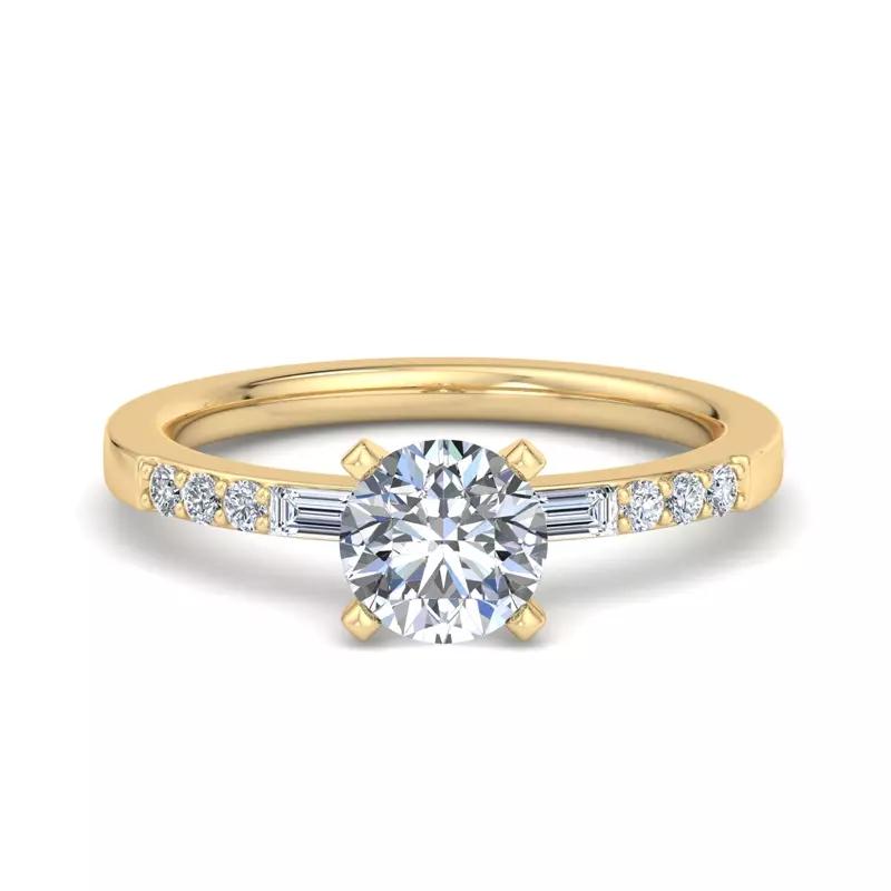 18K Yellow Gold Marley Engagement Ring