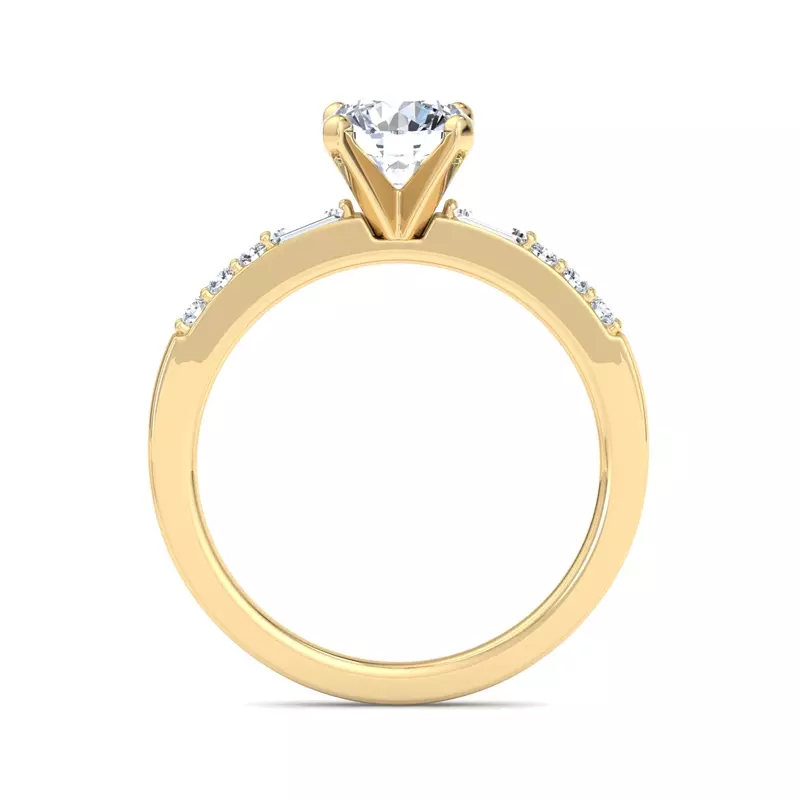 18K Yellow Gold Marley Engagement Ring