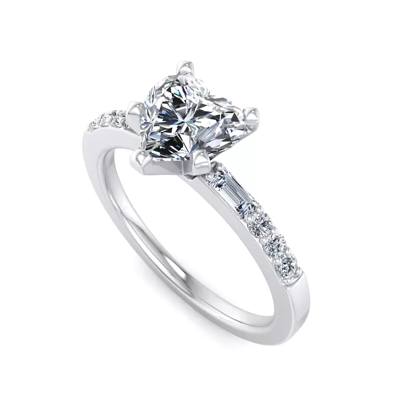 Platinum Marley Engagement Ring