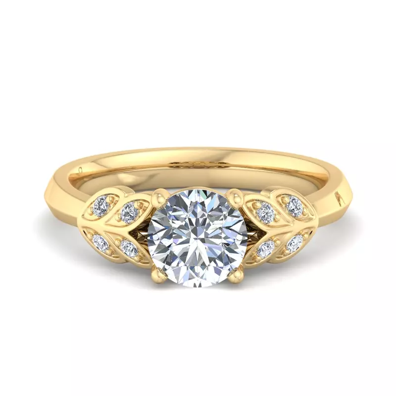 14K Yellow Gold Amy Engagement Ring