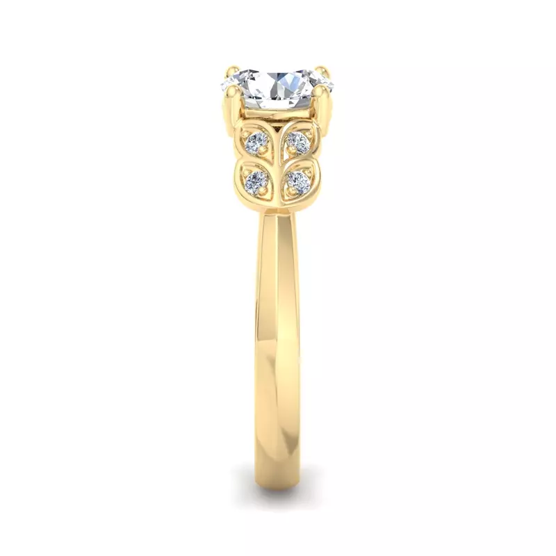 14K Yellow Gold Amy Engagement Ring