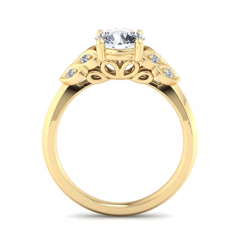 14K Yellow Gold Amy Engagement Ring