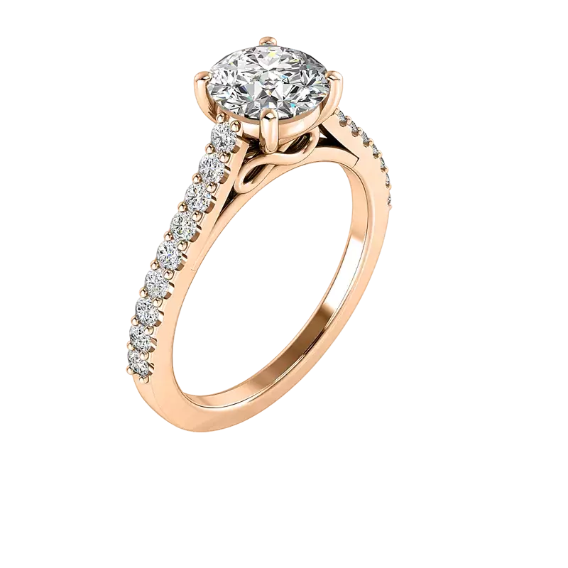 14K Rose Gold Payton Engagement Ring