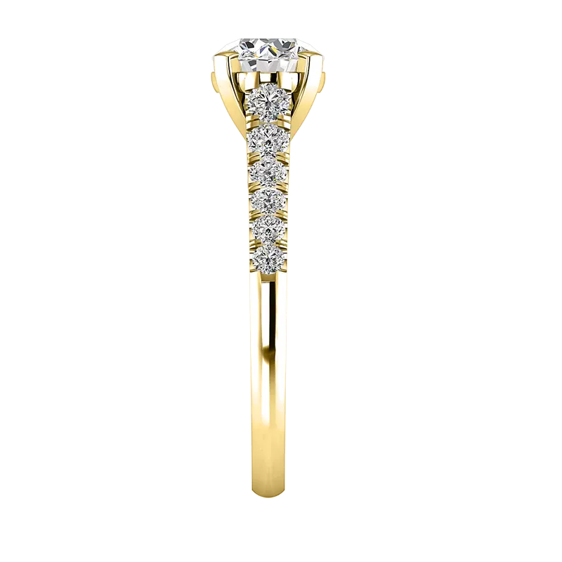 14K Yellow Gold Blake Engagement Ring