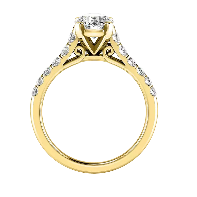14K Yellow Gold Blake Engagement Ring