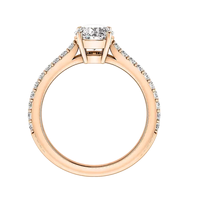 14K Rose Gold Ruth Engagement Ring