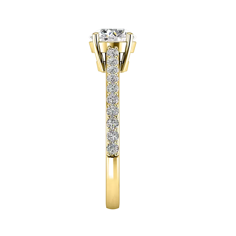 14K Yellow Gold Ruth Engagement Ring