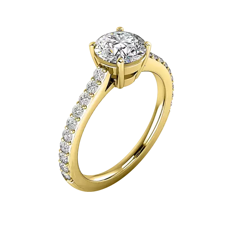 14K Yellow Gold Ruth Engagement Ring