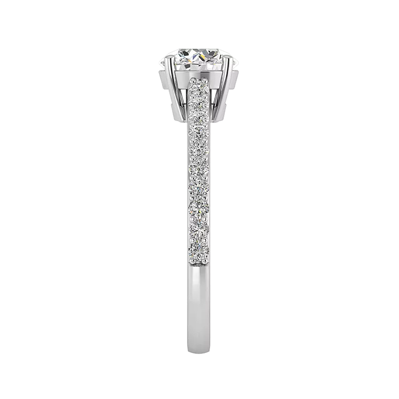 18K White Gold Ruth Engagement Ring