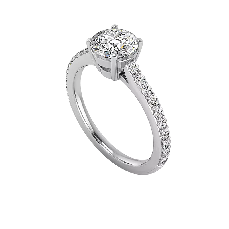18K White Gold Ruth Engagement Ring